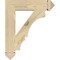 Ekena Millwork Balboa Arts & Crafts Rough Sawn Bracket, Douglas Fir, 4"W x 20"D x 24"H BKT04X20X24BOA03RDF - alternate 3